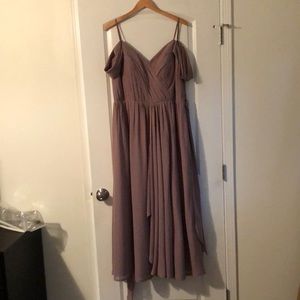 Mauve bridesmaid dress/ evening gown JJ house